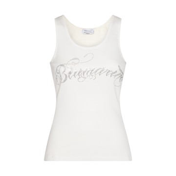 Blumarine - White Cotton Blend Top