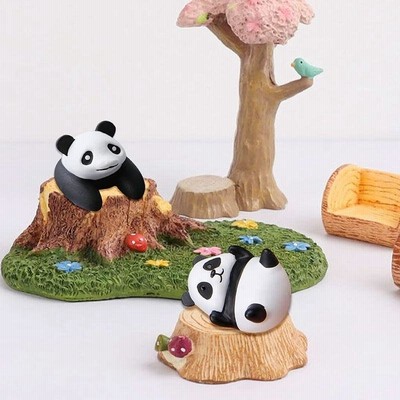 FineInno かわいいパンダ パンダ 3D 2種類 シリコンモールド 