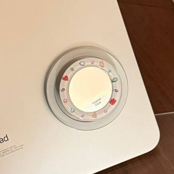 彩寶石鎏金磁吸支架MagSafe 磁吸手機支架強力吸附強磁力高級鏡面