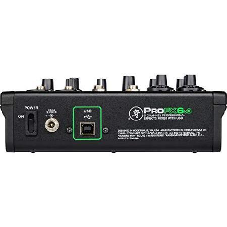 Mackie ProFX Series, Mixer Unpowered, 6-channel (ProFX6v3)