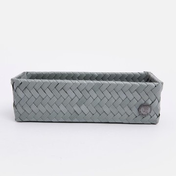 Handed By Fit編織方形分隔籃double tiny 藍綠