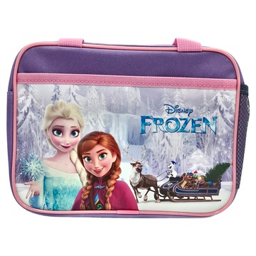 FROZEN 冰雪奇緣 方型便當袋 FN7A33-43 0.13kg  26 x 23 x 15cm  紫色  1個