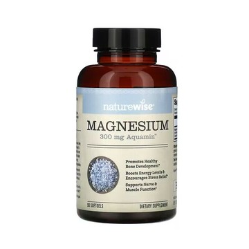 美國代購！原裝正品NatureWise Magnesium成人兒童海洋衍生鎂元素 90粒