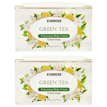 EVEROSE 愛芙蓉 女皇營養體霜 綠茶  200ml  2罐