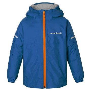 ├登山樂┤日本 Mont-Bell Grow Fit Klepper JKT KS 幼童雨衣 藍 # 1128797BL