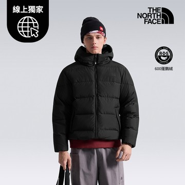 【線上獨家款】男款黑色保暖連帽羽絨外套｜8M66JK3