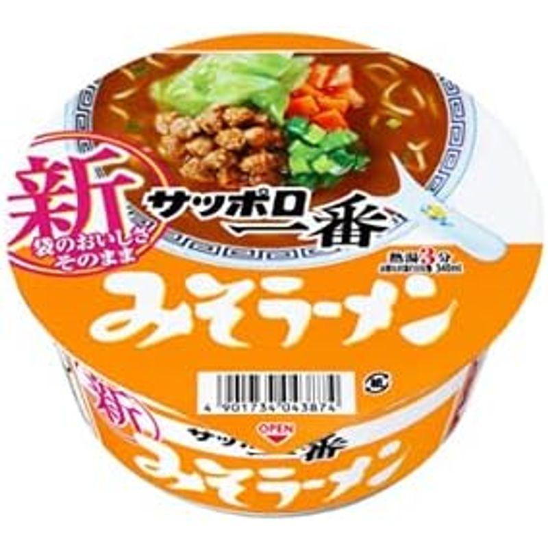 サンヨー食品 サッポロ一番 みそラーメン どんぶり 77g×12個入