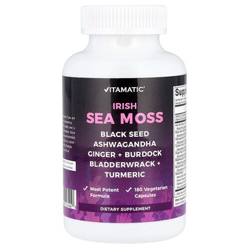 Vitamatic, 愛爾蘭海苔，180 粒素食膠囊