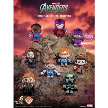 【野獸國】復仇者聯盟：末日崛起 Q版絨毛吊飾 盲盒單入｜HOT TOYS PPLU125N