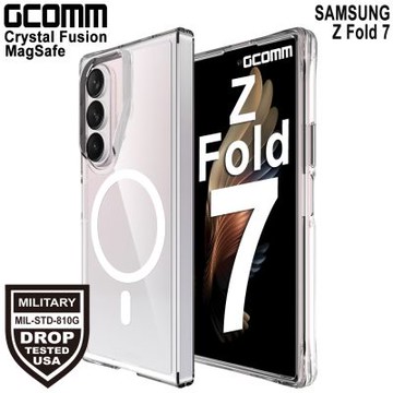 GCOMM 三星 Z Fold7 磁吸晶透軍規防摔殼 Crystal Fusion MagSafe