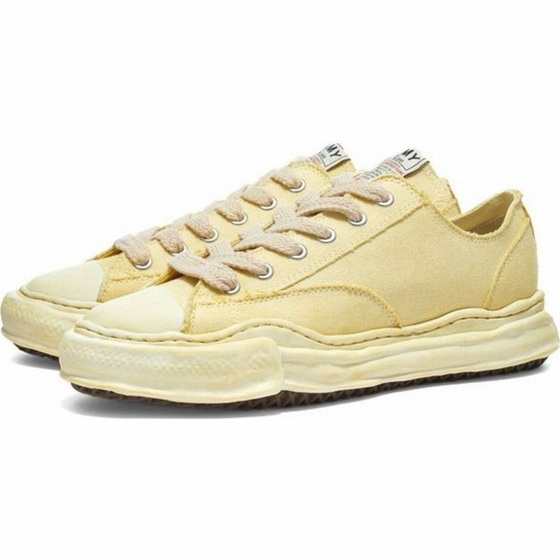 ミハラ ヤスヒロ Maison Mihara Yasuhiro メンズ スニーカー ローカット シューズ 靴 Peterson Low Original Sole Dyed Sneaker Beige 通販 Lineポイント最大get Lineショッピング