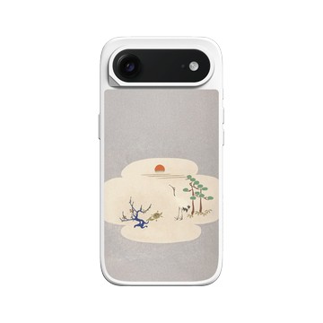 iPhone Air SolidX 白 - The British Library - 鶴 ‧ 雲中