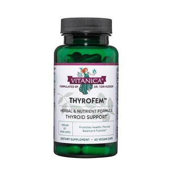 Vitanica ThyroFem Thyroid Support 60 Vegetarian Capsules