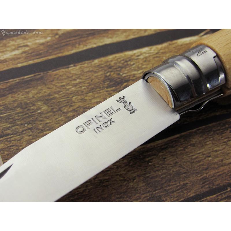 オピネル 41437 No7 ブナ ステンレス  折り畳みナイフ OPINEL