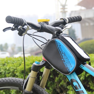 自行車包 車梁包 騎行觸屏包 單車小包 觸屏式單車包 騎行手機包
