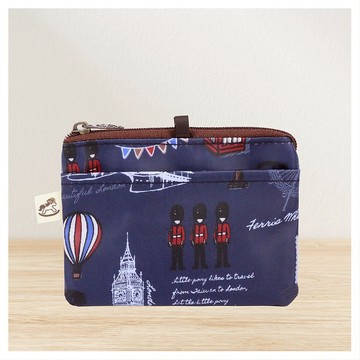 【花馬大倫敦-名片小小零】 台灣製造橫式頸掛卡片證件套