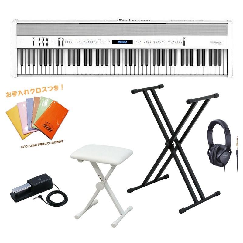 Roland FP-60X-WH 汎用X型スタンド Ｘ型イスセット