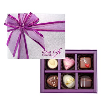 比利時巧克力經典6入禮盒