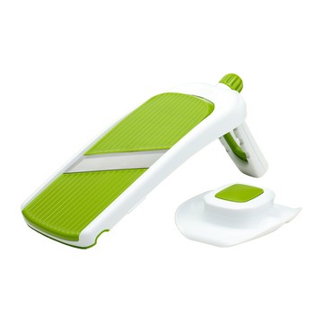 CHEFN 美國 Sleekslice壓器+可調式刨片器(綠) / 料理刨絲器 刨絲刀 切絲器