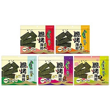 元本山 脆烤海苔系列34g 任選3包超值組