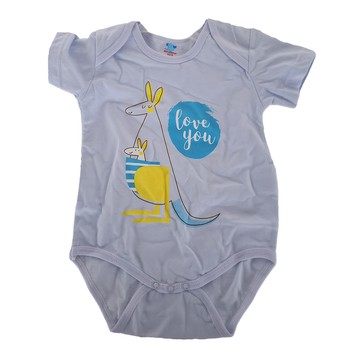 New Star 明日之星 嬰兒薄短袖短褲包屁衣  60cm  藍色