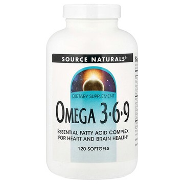 Source Naturals, 歐米伽-3-6-9，120 粒軟膠囊