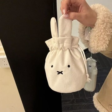 台灣出貨 ✨ 小兔束口袋 禮物袋 米菲束口袋 可愛便攜 大容量 收納包 化妝包 抽繩手拿包 出行便攜收納 相機袋