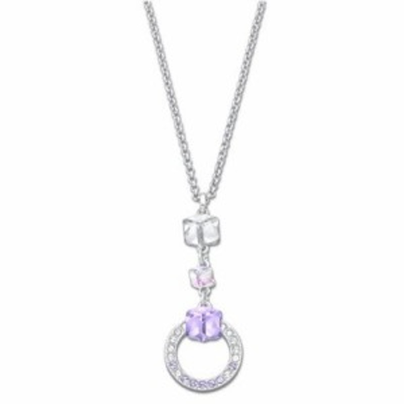 スワロフスキー Swarovski 『Geometric Violet ペンダント』 5032895