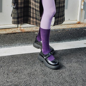 PRE-ORDER 韓國品牌 MACMOC Odong 瑪麗珍厚底鞋 BLACK