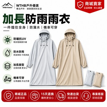 WTHB 透氣防水 台灣現貨 一件式雨衣 快速穿脫 時尚雨衣 背包 機車雨衣 連身雨衣 雨衣一件式 加大 雨衣
