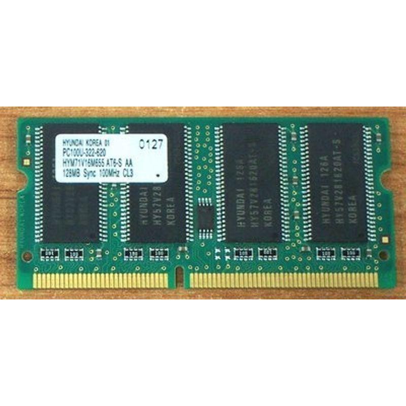 Hynix - ノートパソコン128MB PC100 144ピン SODIMM HYM71V16M655AT6-S