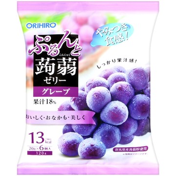 ORIHIRO 葡萄風味蒟蒻果凍(120g)