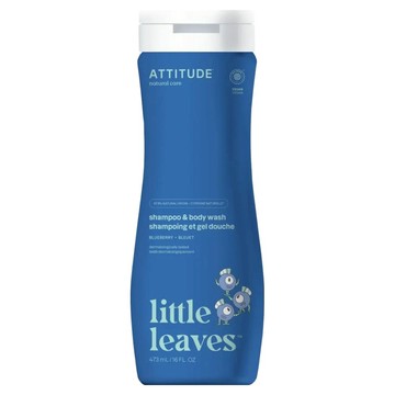 ATTITUDE 艾特優 兒童2合1洗髮沐浴露 藍莓  473ml  1瓶