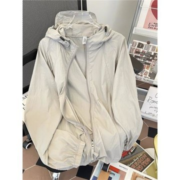 冰絲防曬衣男2026新款夏季寬松百搭防紫外線外套薄款戶外防曬服男