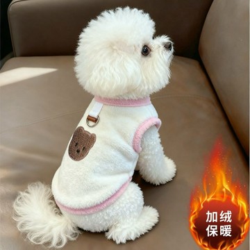 🔥臺灣出🔥貓咪狗狗衣服秋冬裝小型保暖冬季可愛寵物加厚刺繡卡通比熊約克夏