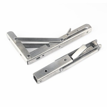 折疊三角支架   不鏽鋼三角架層板托支架加厚置物架支撐架牆壁可折疊牆桌直角托架【MJ18534】