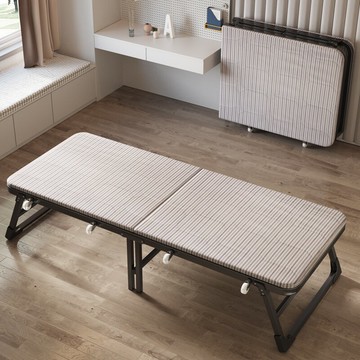 折疊床單人床家用簡易午休床辦公室成人午睡行軍床硬板帶輪陪護床