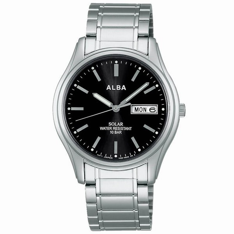 セイコー アルバ ソーラー 時計 電池交換不要 SEIKO ALBA 腕時計