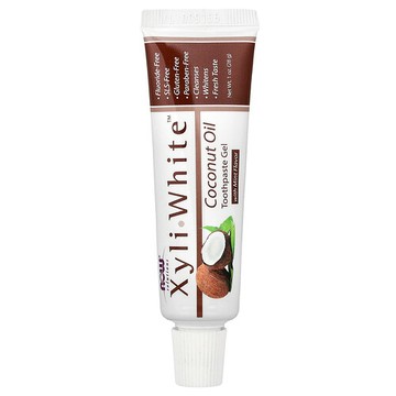 NOW Foods, Solutions，XyliWhite™，牙膏，椰子油，薄荷味，1 盎司（28 克）