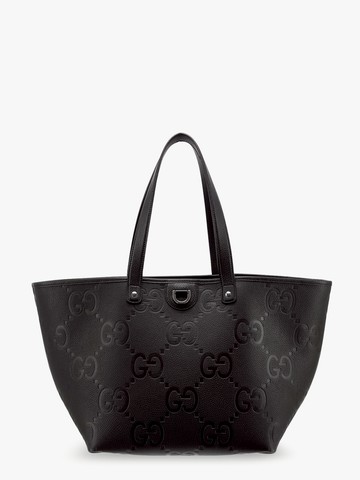 Leather shopping bag with jumbo gg motif - GUCCI - gender_Man