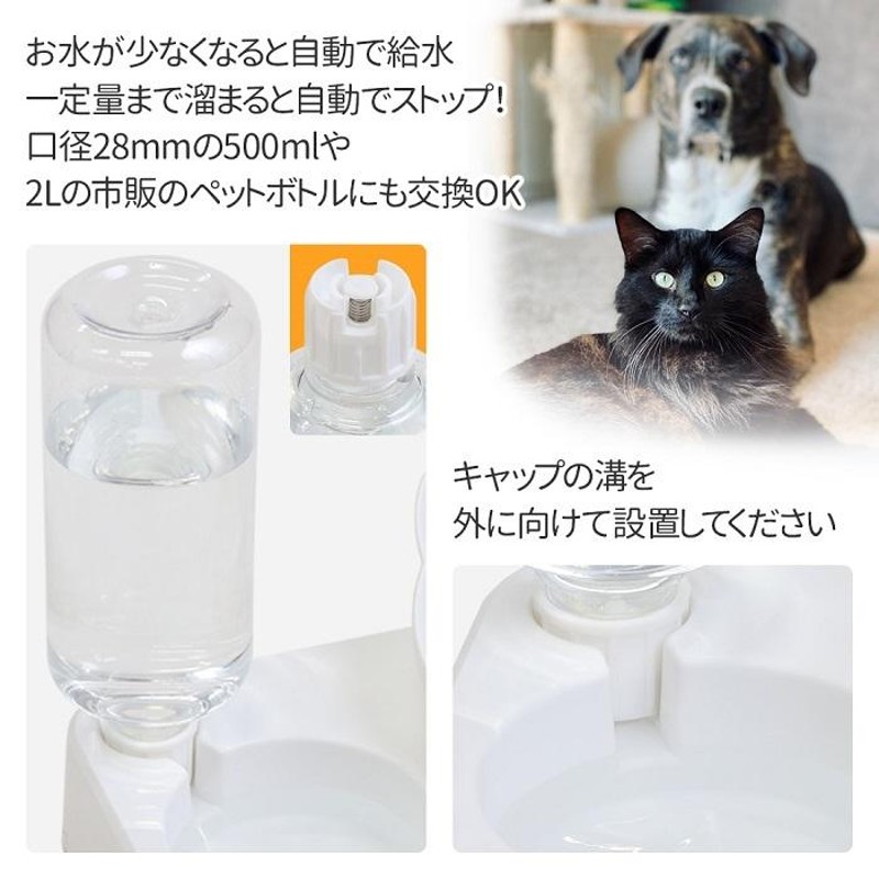 餌入れ 犬 猫 エサ 餌台 食事台 給餌器 給水器 ペット フードボール | LINEブランドカタログ