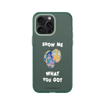 iPhone 15 Pro Max Clear 憂墨綠 - 瑞克和莫蒂 Rick and Morty - Show Me What You Got