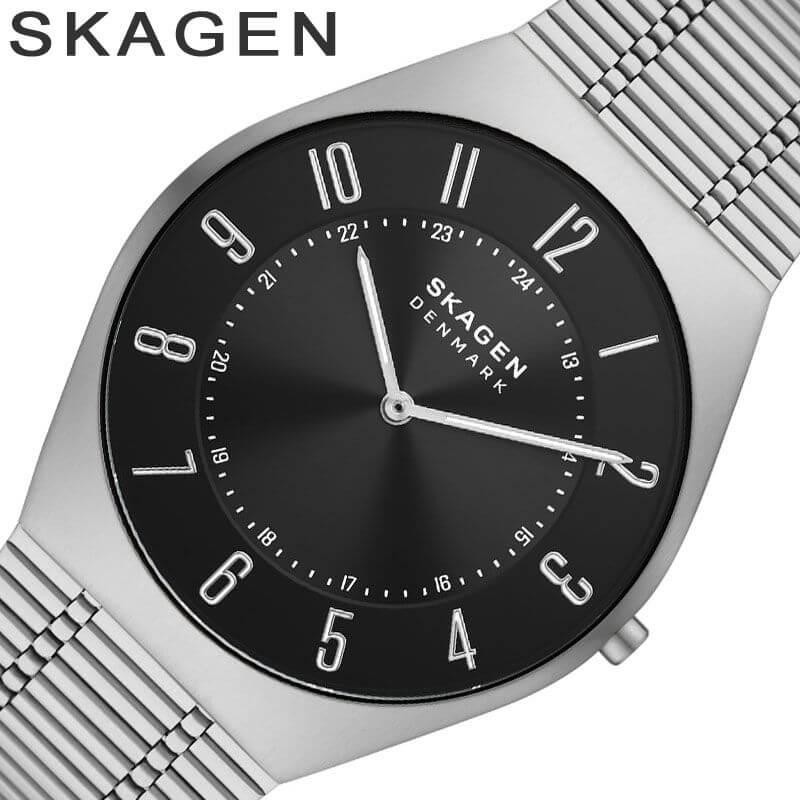 SKAGEN デンマーク ブラック アナログ時計 SKAGEN デンマーク ブラック アナログ時計 スカーゲンの腕時計の