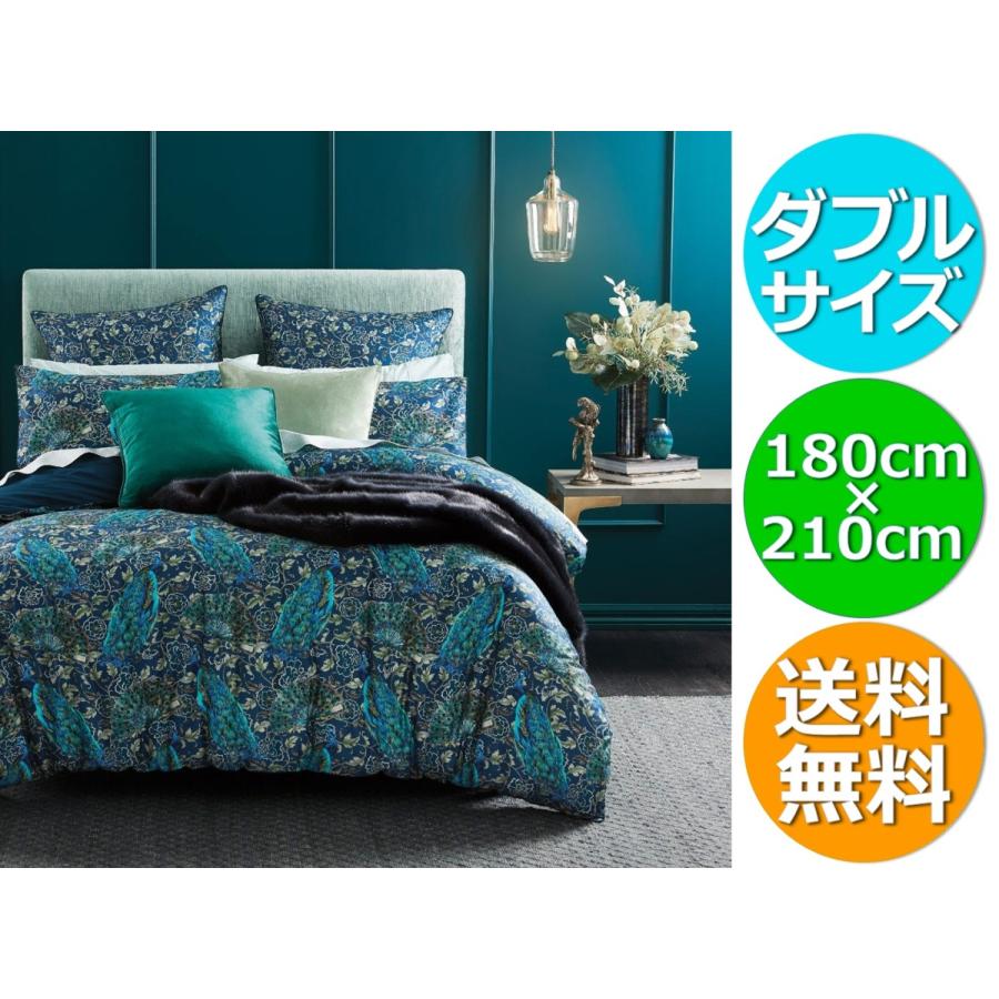 BED BATH N' TABLE 豪華なクジャク柄がとってもエキゾチックなベッド