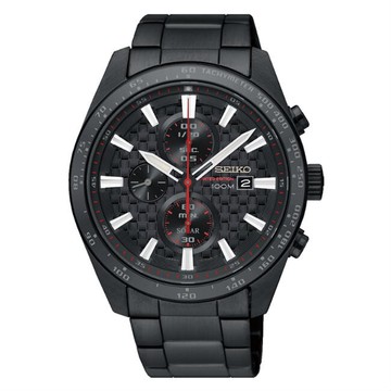 seiko SK037 精工錶 criteria V176-0AW0SD(SSC657P1)極致競速太陽能計時腕錶/黑面43mm｜樂天全館特惠中★指定刷卡回饋10%