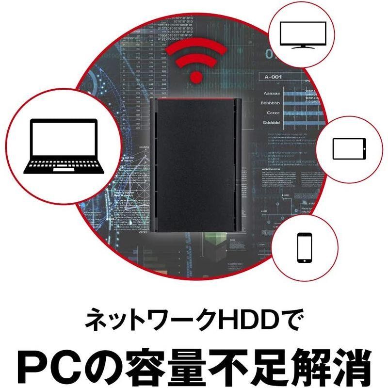 BUFFALO NAS PC/スマホ/タブレット対応 ネットワークHDD 6TB