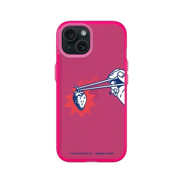 iPhone 15 Clear 粉漾桃 - Paiheme Studio - 草莓零食