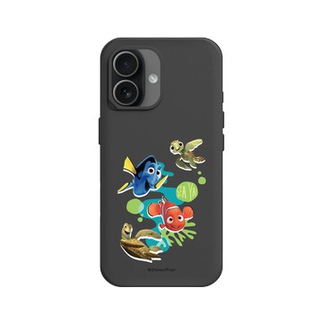 iPhone 17 SolidX 黑 - 迪士尼-皮克斯 PIXAR - 海底總動員-激起水花