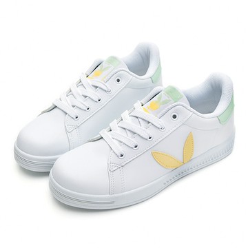 ✨Oh～馬 God！激殺5折起｜PLAYBOY Colorful 清新質感兔兔小白鞋-黃綠(PY0013)