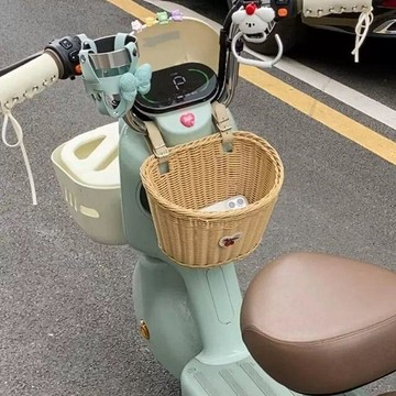 大容量通用✨機車前置物袋 自行車置物包 機車掛袋 後座包 側邊包 防水籃子 電動車前置物兜防水後置車筐儲物包電瓶車配飾掛